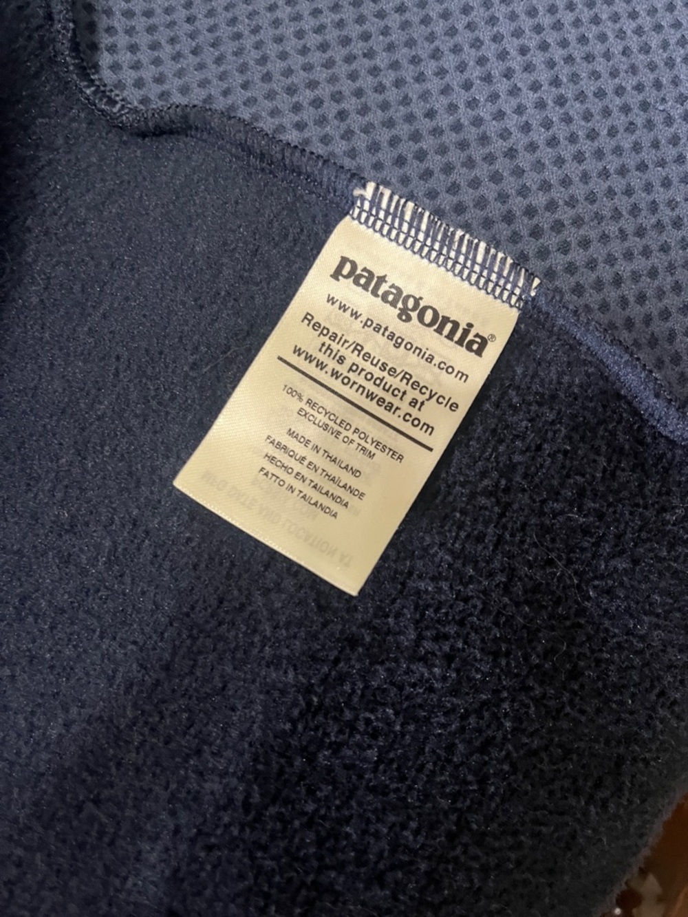 Patagonia Navy Full-Zip Nena Jacket - Picture 9 of 15